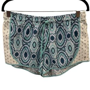 Aerie Athletic Drawstring Shorts Woman’s Size Medium Geometric Pattern